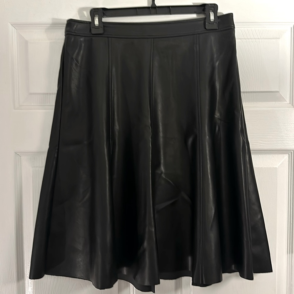 Banana Republic Women’s Vegan Leather Midi Skirt